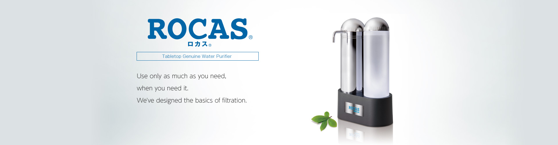 ROCAS® Tabletop Genuine Water Purifier