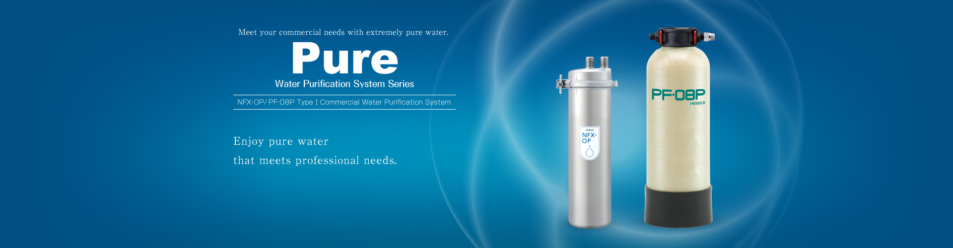 NFX-OP/PF-08P Type I Commercial Water Purification System